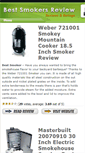 Mobile Screenshot of bestsmokersreview.com